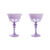 Rialto Glass Coupe Lupine Set of 2