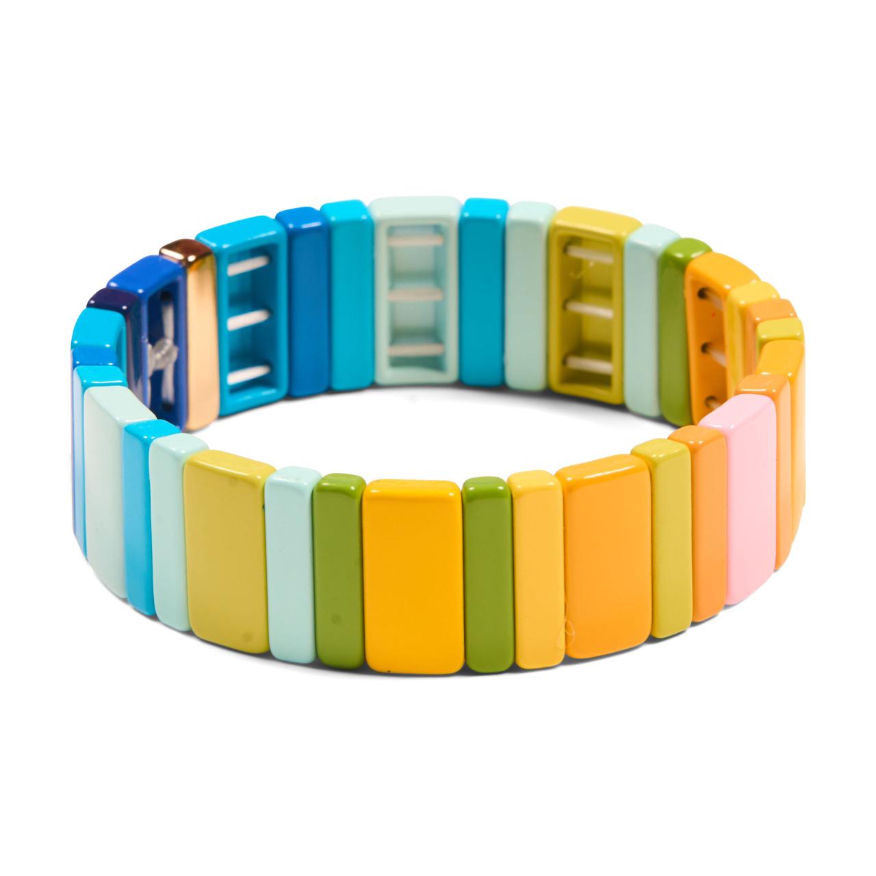 Spring Sunset Wide Bracelet