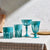 Rialto Glass Old Fashion Teal Set of 2