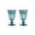 Rialto Glass Tulip Teala Set of 2