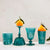 Rialto Glass Old Fashion Teal Set of 2