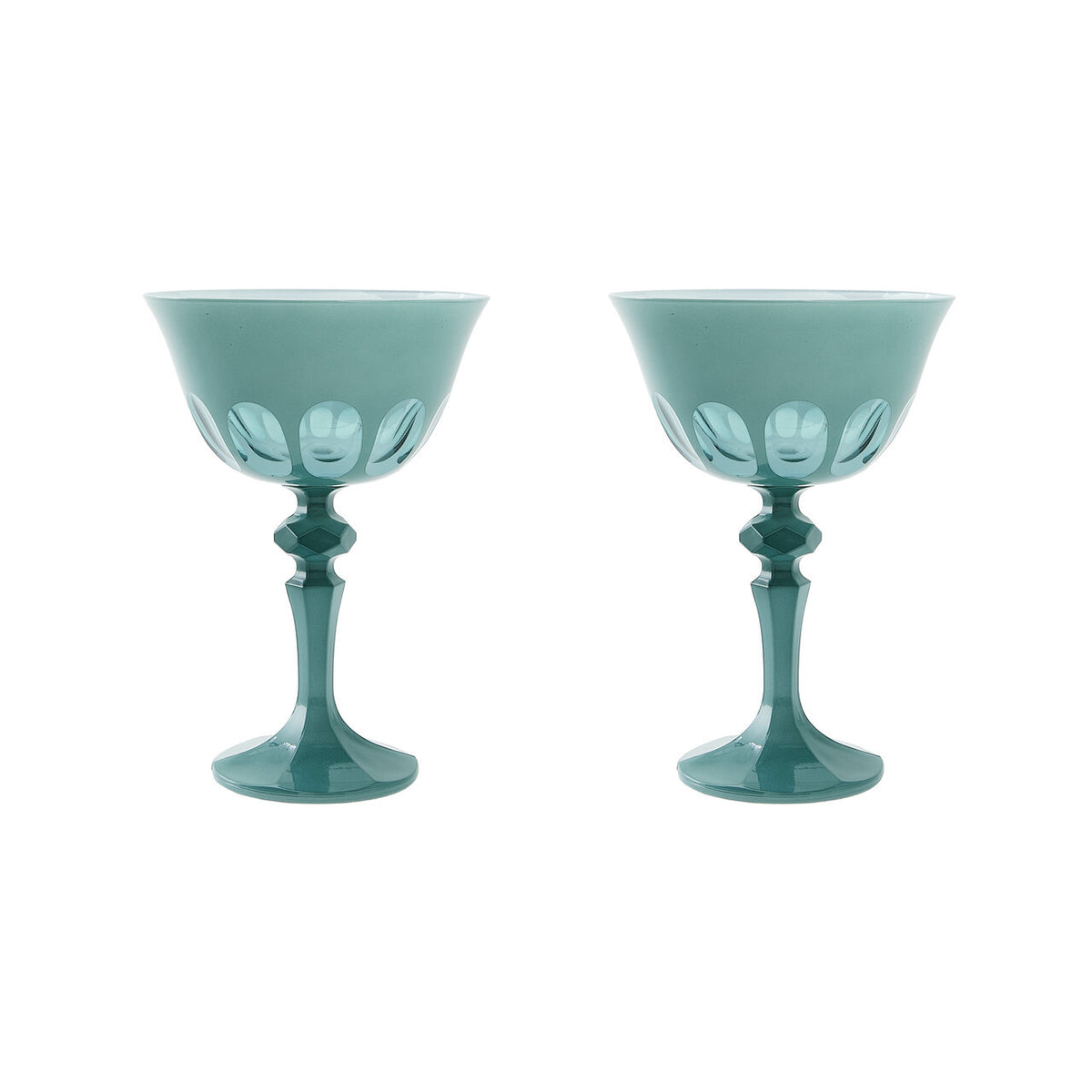 Rialto Glass Coupe Teala Set of 2