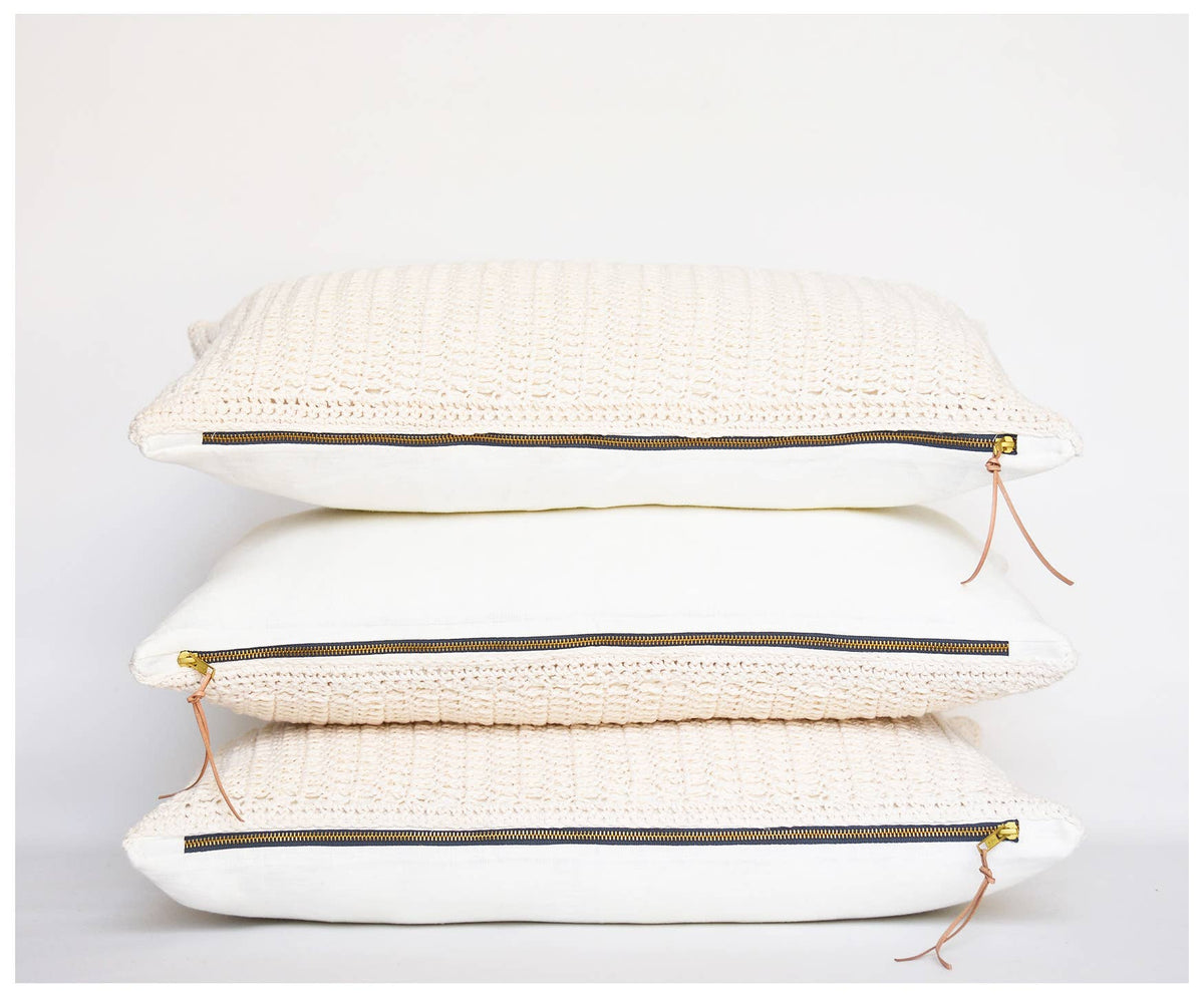 Crocheted Lumbar Pillow