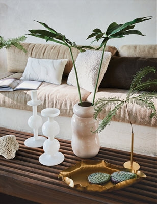 VASE PEBBLES GRAY MORN - GRAYMORN