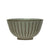 Stoneware Pleated Bowl, Reactive Glaze