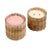coconut rose 2 wick handwoven candle 12oz