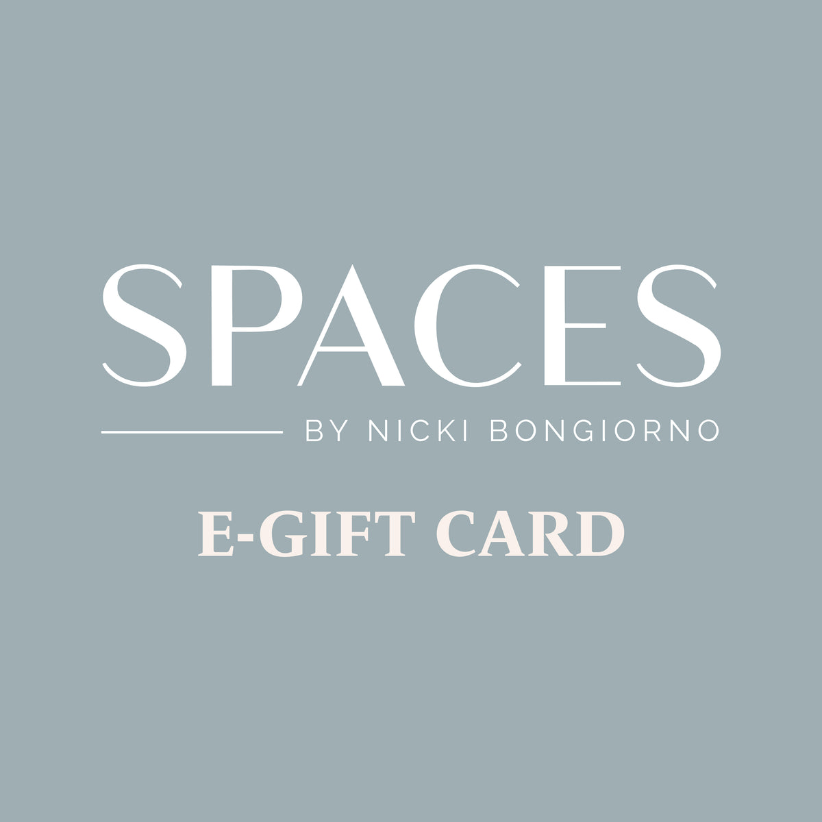 Spaces Gift Card